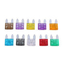 100 Pcs Mini Blade Fuse 2/3/5/7.5/10/15/20/25/30/35Amp Assortment Blade Fus J4S8