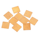 15x15x1.2mm Copper Thermal Pad for CPU GPU Heatsink Radiator Accessory Kit, Set