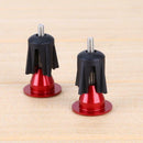 One Pair Bike Bicycle Aluminum Handlebar Grips Handle Bar Cap red A