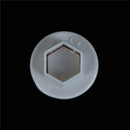 4pcs Hexagon Plastic Cookie Cutter Fondant Cutter Mold Cake Decorating Tool  Z
