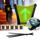 4-Mode Turn Signal Pack Cycling Bicycle Direction Indicator Backpack Vest