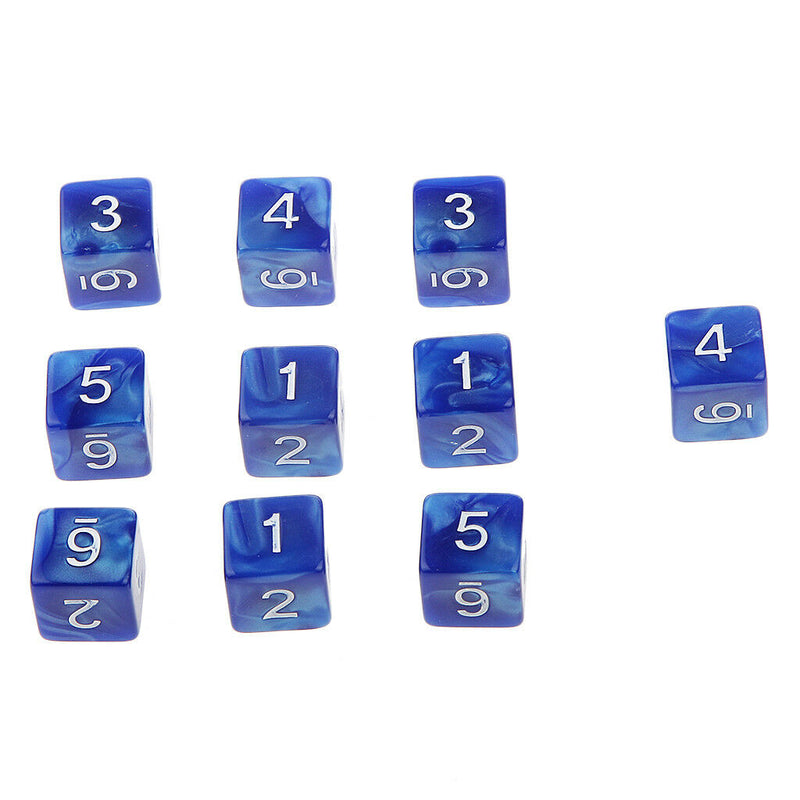 20PCS D6 Polyhedral Game Dice for RPG Dungeons and Dragons Club Party Games