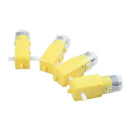 4 Pcs For Arduino Smart Car Robot Plastic Tire Wheel with DC 3-6V Gear Moto