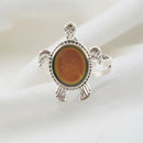 Turtle Color Changing Mood Ring Adjustable