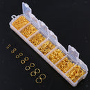 3000x Open Jump Rings Connectors Single Loops Jewlery Findings DIY Necklace