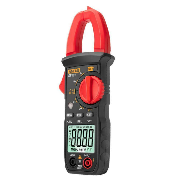 Digital Clamp Meter Handheld Multimeter RMS AC / DC Mini Resistanc Perfect