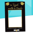 Graduation Booth Props Cutouts Picture Frame DIY Photo Props for Party SupplyFT