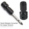 1/2" to 1/4" Drive Socket Adapter Reducer Air Impact Screwdriver Bits Chuck