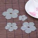 4pcs Metal Flowers DIY Cutting Dies Die Cut Stencil Decorative Scrapbooking