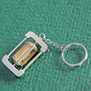 100Pcs Keychain Rings Jewelry With Chain And 100 Pcs Screw Eye Pins Bulk Fo L4C2