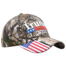Donald Trump 2020 Cap Camouflage USA Flag Baseball Cap Presidential Headdress FT