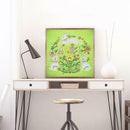 5D DIY Special Shaped Diamond Painting April Embroidery Cross Stitch Mosaic Kit