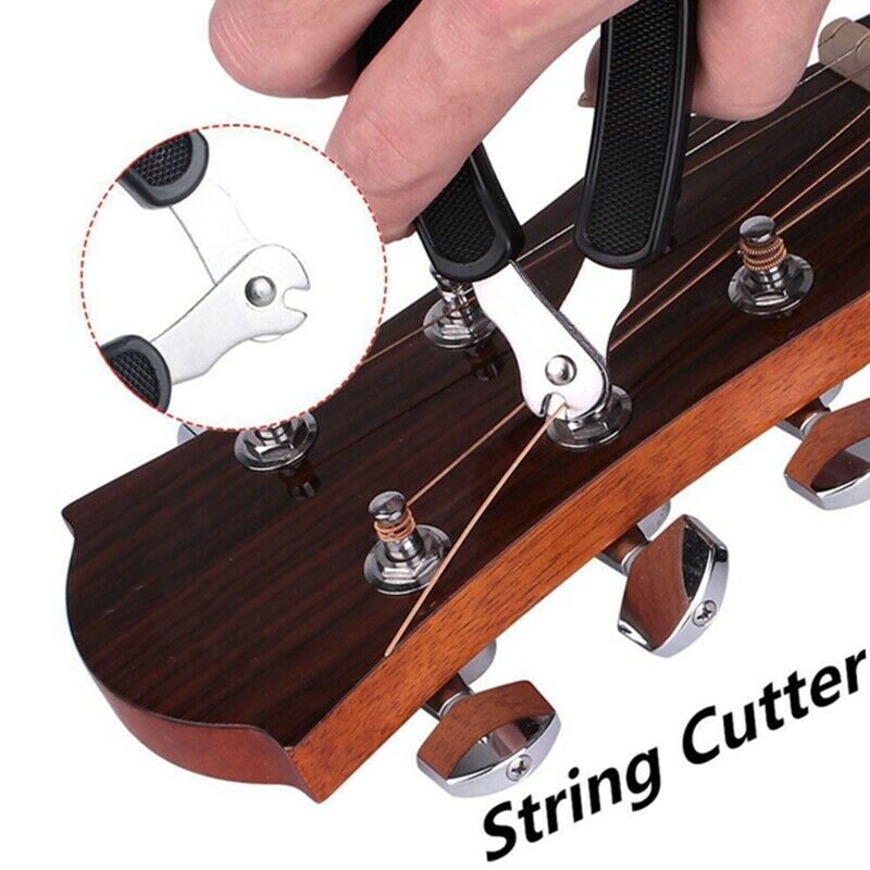 3 in 1 Guitar String Winder String Cutter Bridge Pin Puller Repair Tool