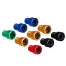 Bicycle Valve Adapter 10Pcs Aluminum Presta Schrader Converter Car Bicycle  W8D5