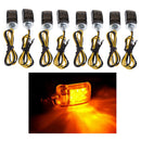 8pcs LED Black Mini Tiny Small Indicators