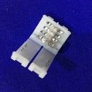 10X Mini 4-PIN RGB Connector Adapter For RGB 5050 LED Strip Solderless 10mm JR