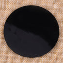 2Pcs Round/Square Carbon Fiber Texture Vehicle Water Cup Slot Non-Slip Mat 6.3cm