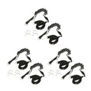3x Over-the-Door Hooks Hanger Hat Handbag