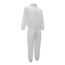 Resuable Coveralls Painters Protective Overall Boiler Suit Lab Coat White XL