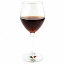 6PCS Alloy Merry Christmas Wine Glass Charms Rings Marker Christmas Party B