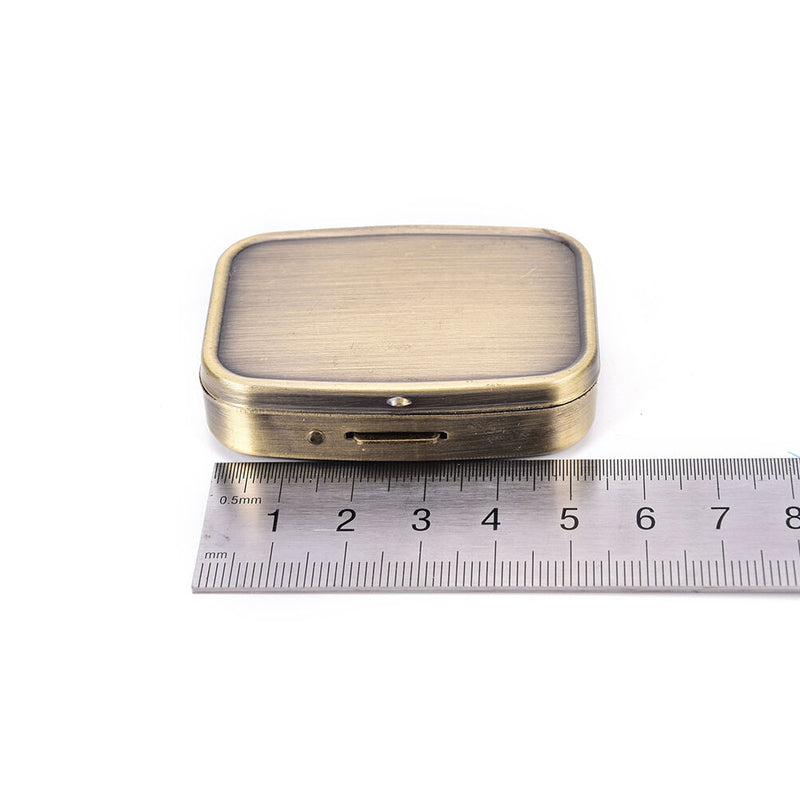 1X Metal Pill Box Medicine Organizer Container Jewellery Case Storage Holder A3c