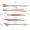24PCS Pottery Mandala Dotting Tools Rock Clay Sculpting Painting Ceramic Stencil