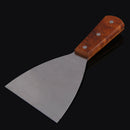 Stainless Steel Pancake Turner Spatula Scoop with Wooden Handle Tableware L A