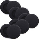 10Pcs Sponge Replacement Earphone Ear Pads Cover Headphone Foam Cushions Black