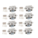 8 Pieces Push Button Cupboard Catch Lock Latch for Motorhome RV Boat New