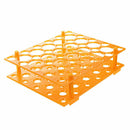 Laboratory Orange 50 Test Tubes 30mm 15mm Tubing Holder Stand Rack