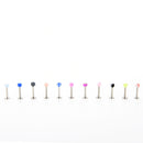 Flossy 10X Stainless Steel Ball Top Lip Studs Ear Rings Tragus Body Piercing YU