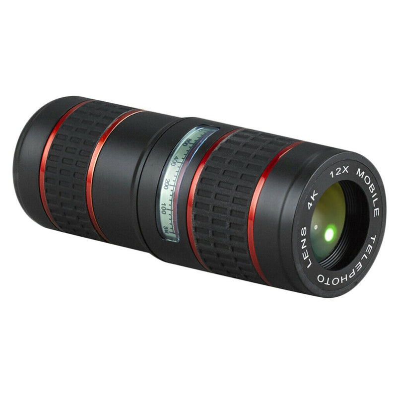 12x Optical Zoom Lens Telescope Telephoto Clip On For Mobile Cell Phone