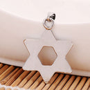 1 Pcs Hexagram Jewish Star Charm Pendant Necklace Chain Choker NecklaceGT