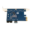 4-Port USB 3.0 To PCI-E Card Expansion Adapter 19Pin Superspeed 5Gbp for PC