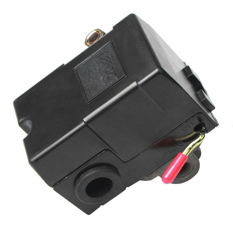 Heavy Duty Air Compressor Pressure Switch 90-120 PSI 4 Port with Unloader