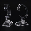 2X Clear Acrylic Detachable Bracelet Jewelry Watch Display Holder Stand Rack FT