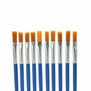 10-Piece Nylon Hair Paint Brush Set Professional Artist Paint Brushes Art P