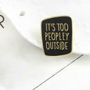 Creative Letters Board Pins Badge Backpack Brooch Jewelry Kids Gift (Black)