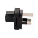 Wa-0180 Australia 3 Pole Male IEC 320 C13 Female Ac Power Adapter, Saa To C C1J6