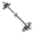 T8 330mm Stainless Steel Lead Screw Shaft Coupling Mounted Ball Bearing