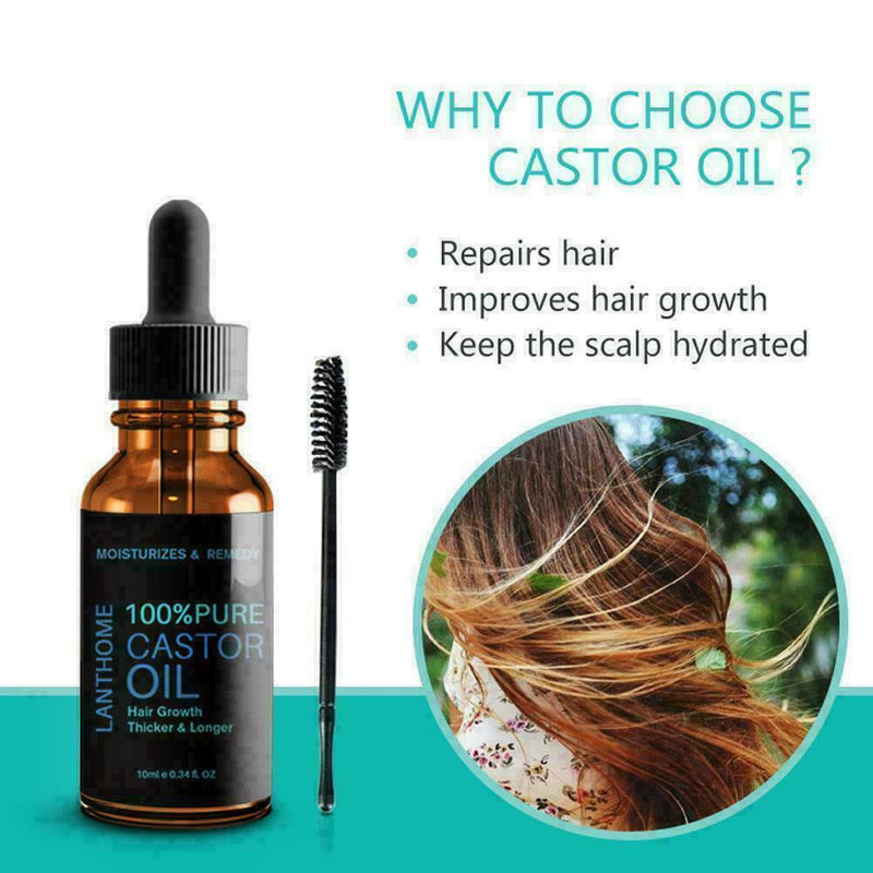 Pure Organic Castor Oil Eyelash/Eyebrow Enhancer Growth Serum 100% Natural Favor