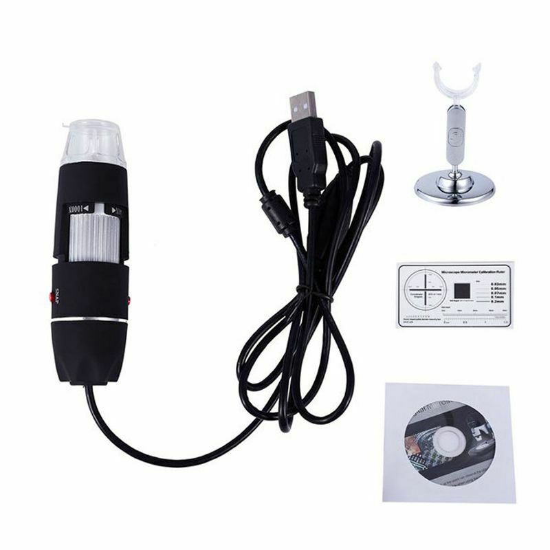 1000X Zoom 8 LED USB Microscope Biological Microscope Digital Magnifier End Z6U3