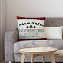 Christmas Pillow Case Washable Soft Pillowslip Home Ornament Xmas Decor (B)