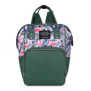 Printing Mommy Travel Backpacks Big Maternity Nappy Top-handle Bags (Green) A