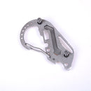 Multi Tools Key Holder Wrench Quickdraw Carabiner Stainless With BottleOpener HW