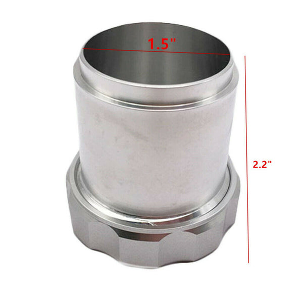 1.5 "1 1/2" Outside Diameter ALUMINUM FILLING NECK Welding And Cap Fuel Oil