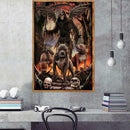 5D DIY Full Drill Diamond Painting Wicked Animals Cross Stitch Embroidery