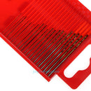20Pcs Mini Micro Twist Drill Bit Set 0.3mm-1.6mm Craft Rotary Tool Accessory