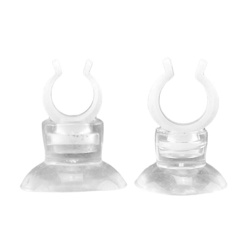 Pack of 20 Strong Self-adhesive Aquarium Suction Cup Clips Airline Tube Holders,