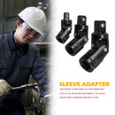 3pcs Ratchet Wrench Socket Adapter 1/4 3/8 1/2 Universal Extension Adapter